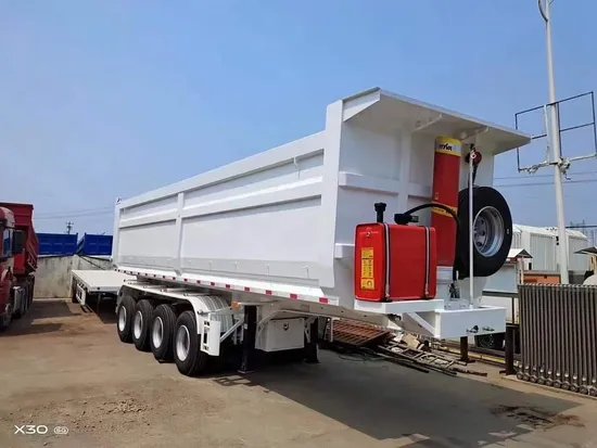 Wholesale Triaxial Truck Dump Trailer Rear Dump Semi Trailer