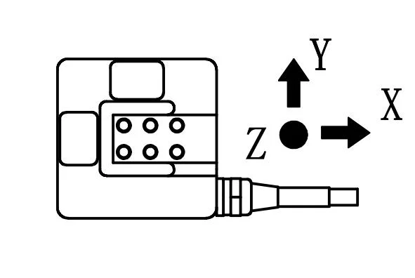 Triaxial Force Transducer Fx/Fy/Fz 10 20 30 50kg Multi-Axis Load Cell